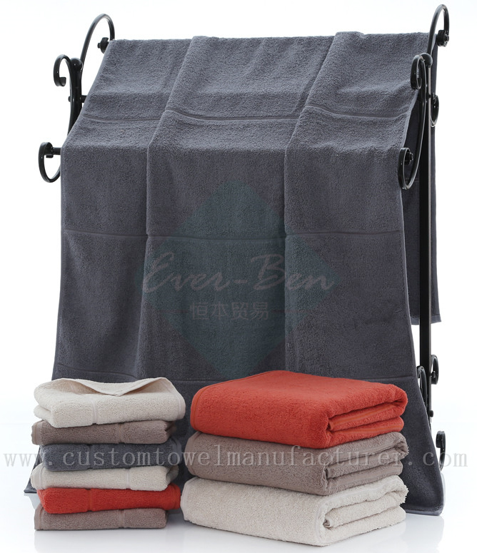 China Bulk bathroom towels Manufacturer Bespoke Cotton Grey Home Towels Producer for Germany France Italy Netherlands Norway Middle-East USA